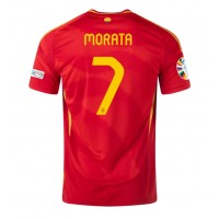 Spanien Alvaro Morata #7 Fußballbekleidung Heimtrikot EM 2024 Kurzarm